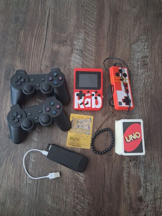 Мега-Набор Игр: Game Stick 4K + Приставка Sup + UNO + Подарки