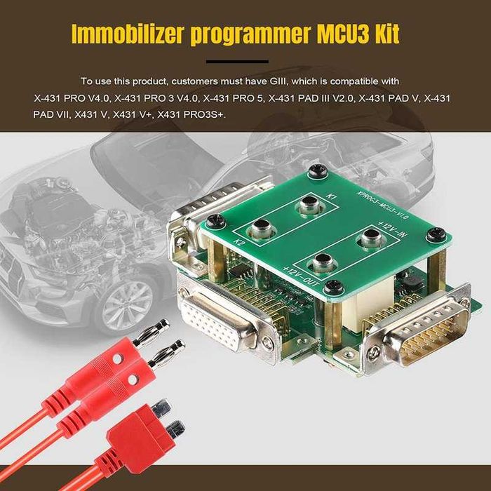 Launch MCU3 Адаптер за програмиране на ECU, имобилайзер и ключове