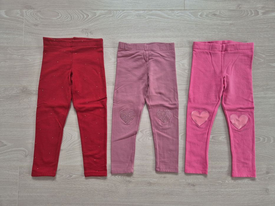 Запазени клинове с мъхеста вътрешност и джинси за момиче 98,104 и 110