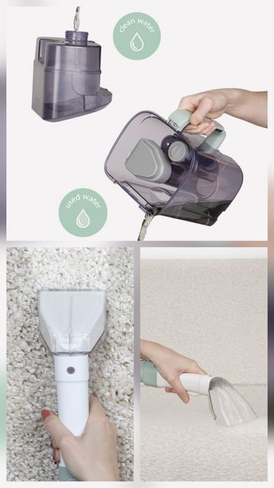 H.Koenig TWT77, 650 WПерящата прахосмукачка,два резервоара