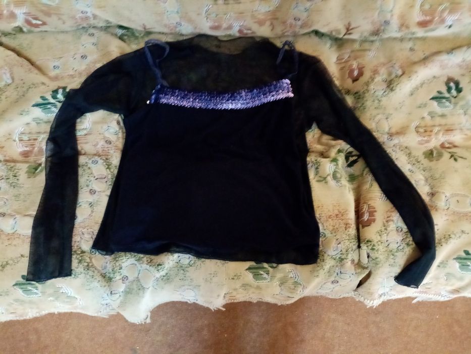 Топ-кофта. Тёмно синий.