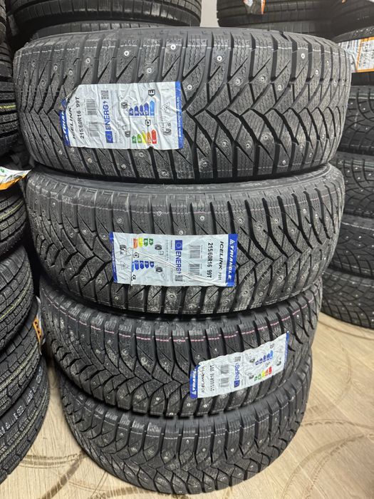 Шины новые зима 215/60 R16 шипы донгелек