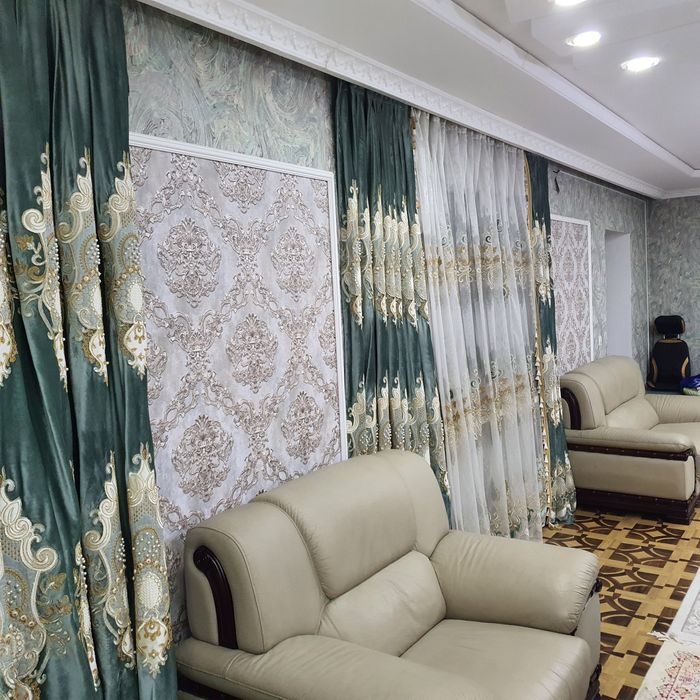 Шторы три комплекта