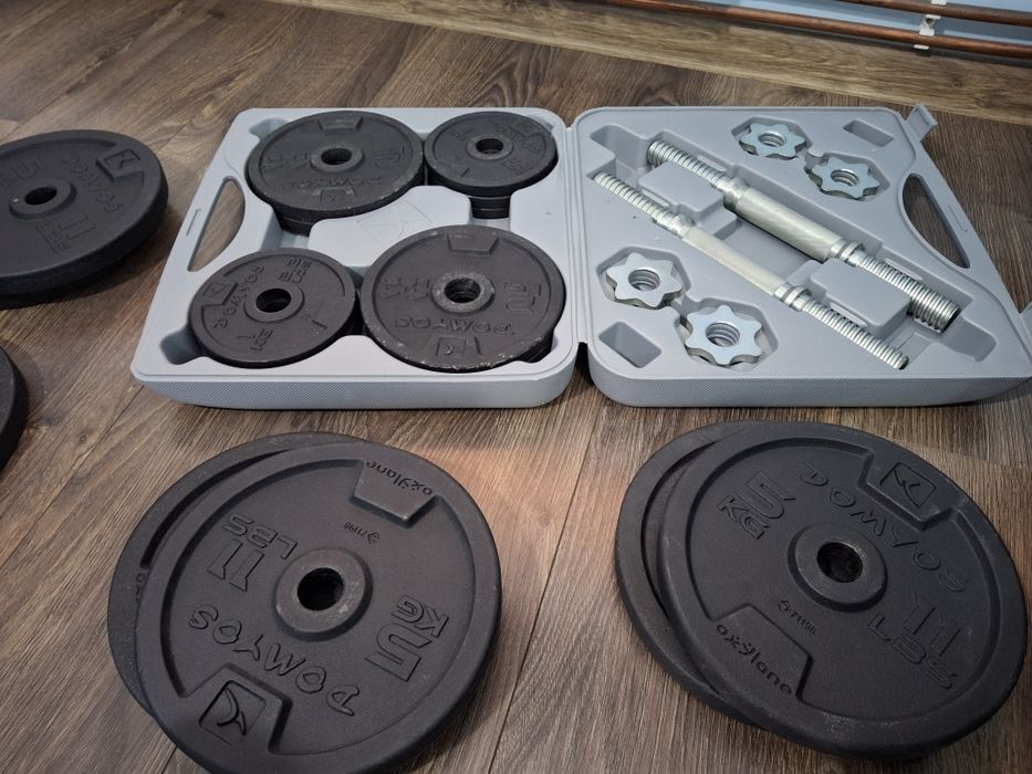 Set 2 gantere reglabile 2x10 kg=20 kg