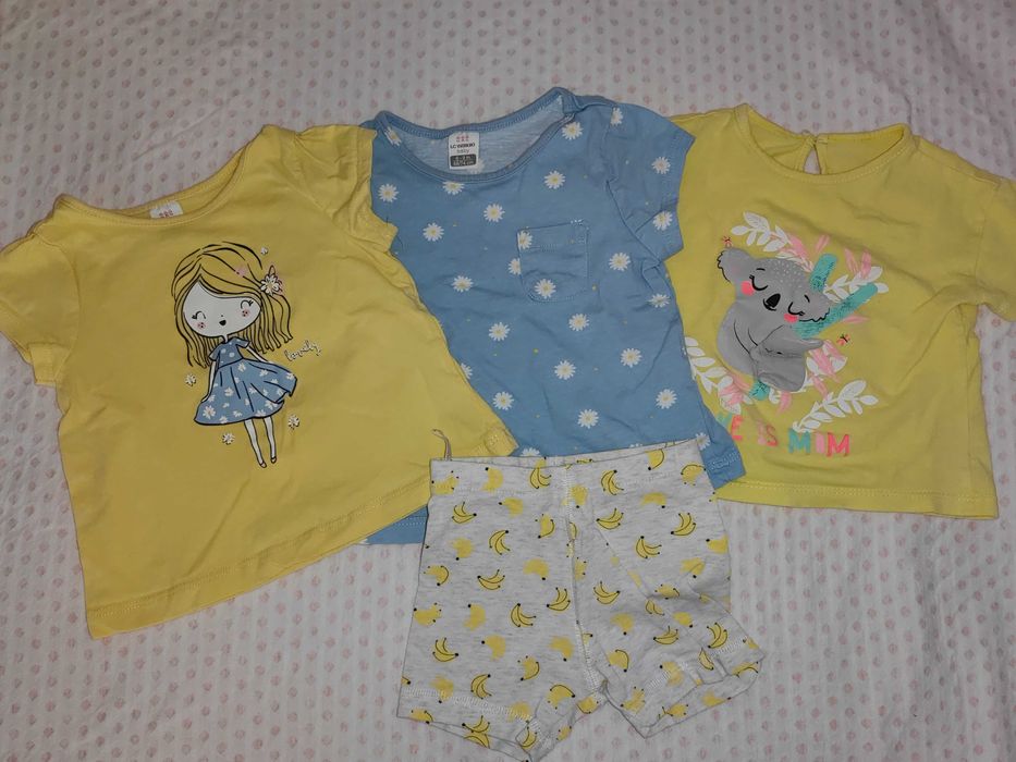 Детски дрехи комплекти за бебе пролет /лято 6-9м. 68-74  H&M , Waikiki