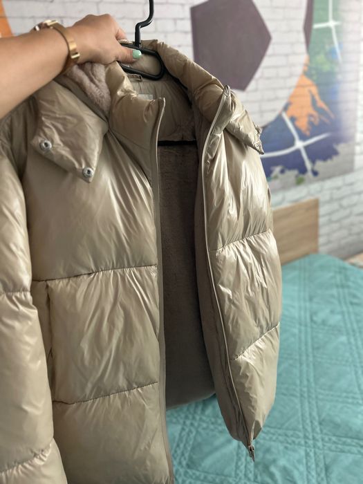 Ватирано лъскаво яке ZARA