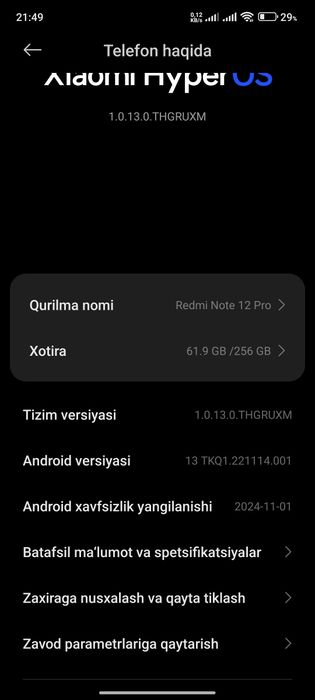 Redmi note 12pro