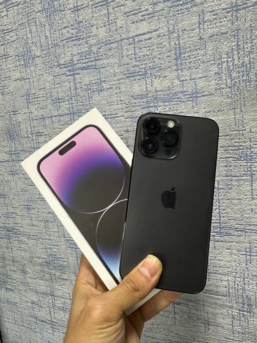 I phone 14pro max purple 128gb e-sim