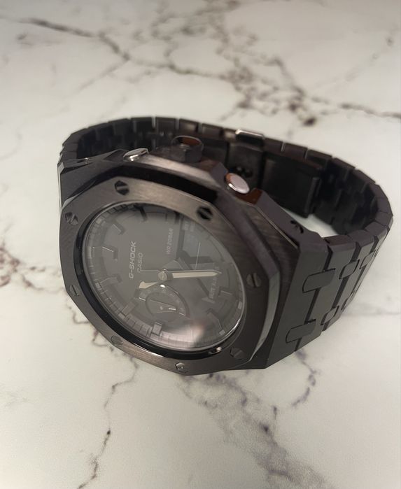 Ceas G-SHOCK ga-2100 mod Royal Casioak (Black Sapphire)