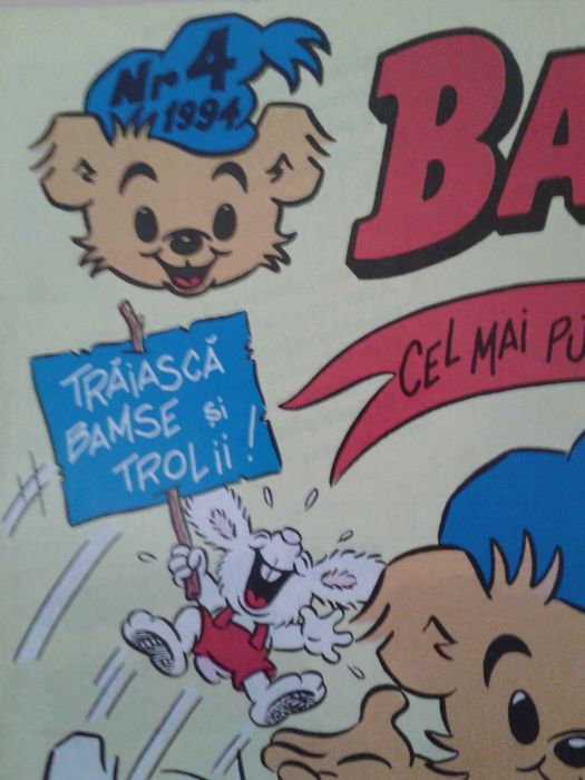 Revista de benzi desenate romaneasca Bamse an 1994 foarte RARA