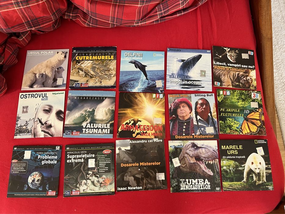 15 cd-uri educaționale cu documentare Terra/BioPlanet/BigExplorer