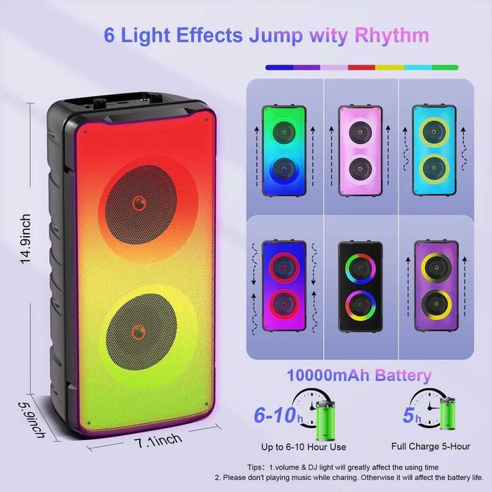 Boxa bluetooth  5.0 60 W
