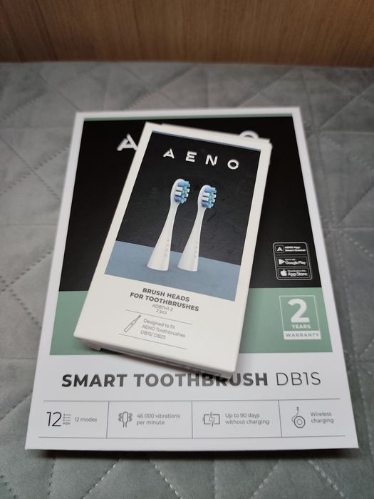 Електрическа четка за зъби AENO - Sonic DB1S + 2 резервни глави