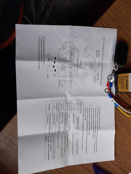 Telecomanda Wireless Modul Troliu Platforma remorca Atv 12 24v