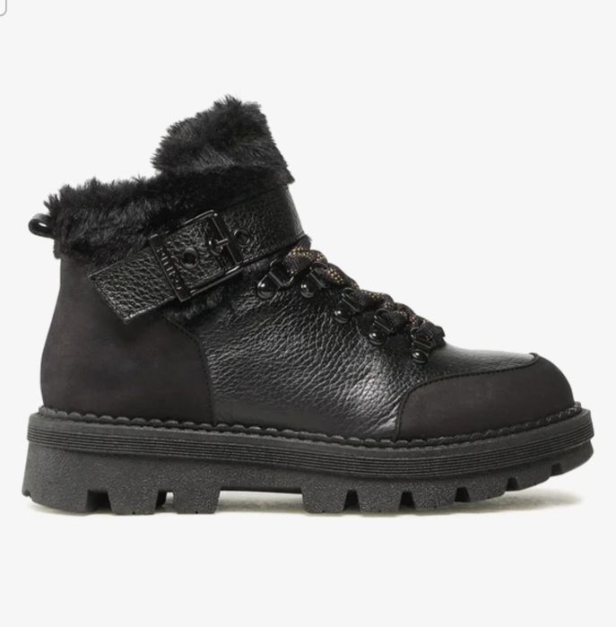 Черни кожени боти Pinko,Twinset,Furla