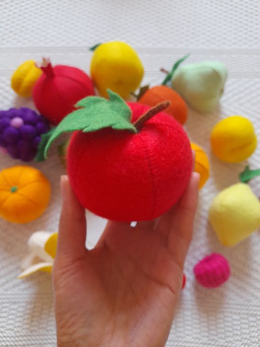 Наборы овощи/фрукты из фетра