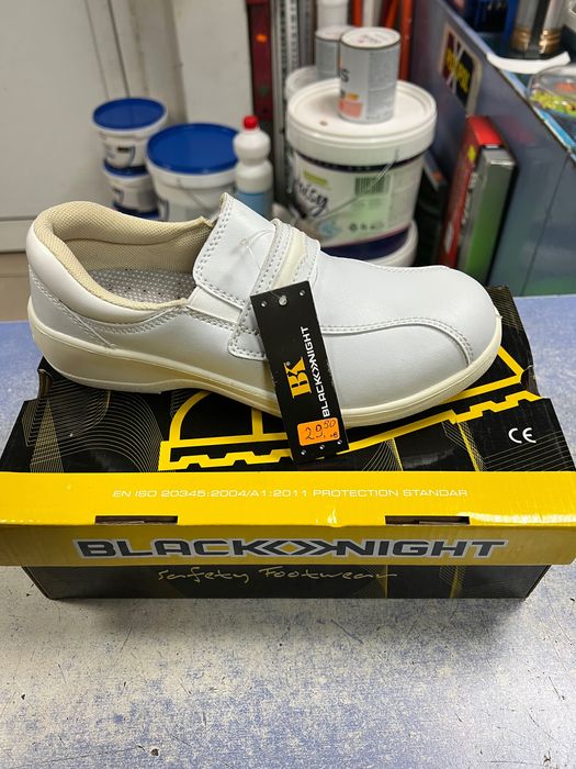 Работни обувки BK дамски,кожа,s1p,бели номера 36 ; 38