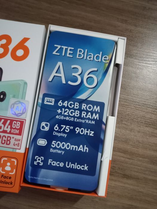 Смартфон с гарантией ZTE Blade A36