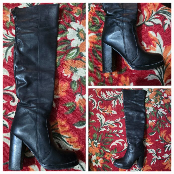 Қыстық етік  натуральная кожа батфорты. Турция.