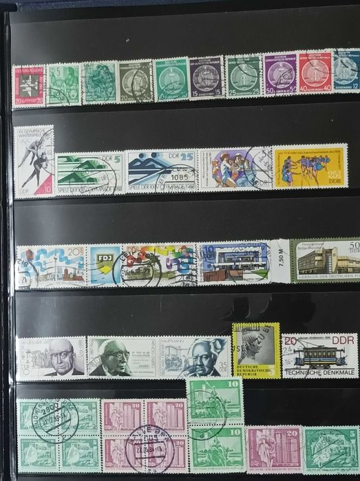Колекция пощенски марки от Германия, ГДР и колекция марки плюс блокове