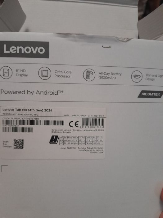 Vând tableta lenovo tab m8