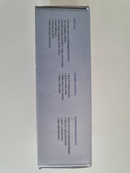 Бисквитка 4G LTE 150Mbps Mobile WiFi модем