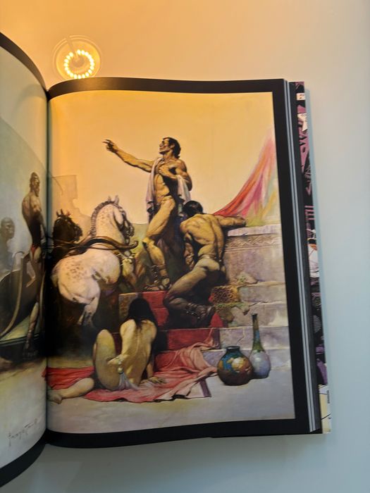 the Fantastic Worlds of Frank Frazetta XXL album arta hardcover rar