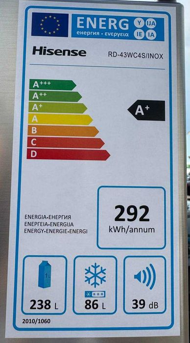 Холодильник Hisense RD-43WC4S/INOX No Frost 336 л A+