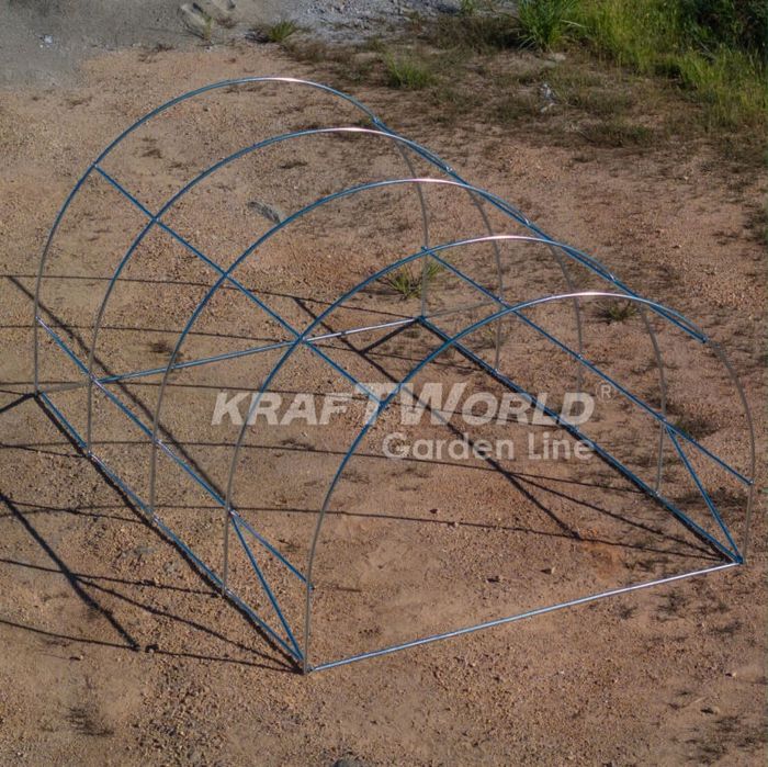 Градинска Тунелна Оранжерия 4 м KraftWorld Garden Line – усилена конст