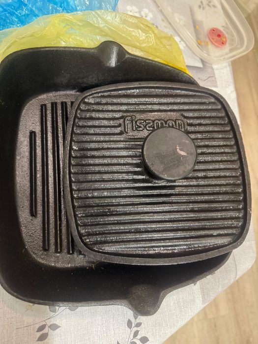 Продам чугунную сковороду гриль