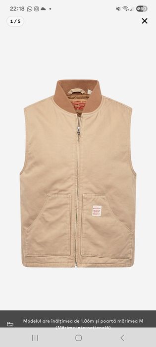 Vesta levis work wear.       Carhartt dickies deus