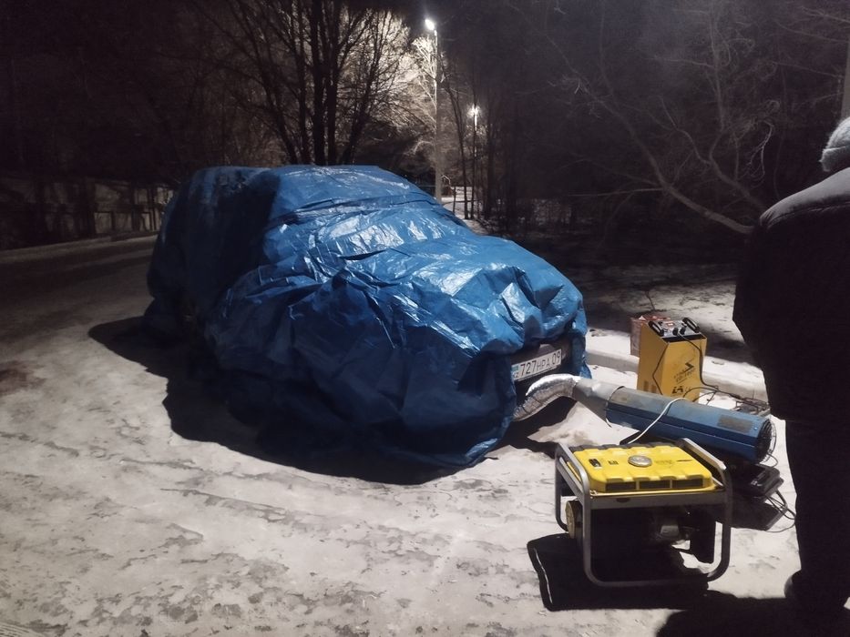 Отогрев и запуск авто!!!