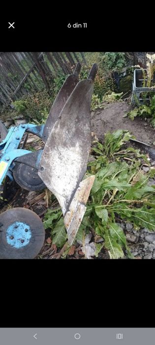 Vând plug Vogel Noot reversibil