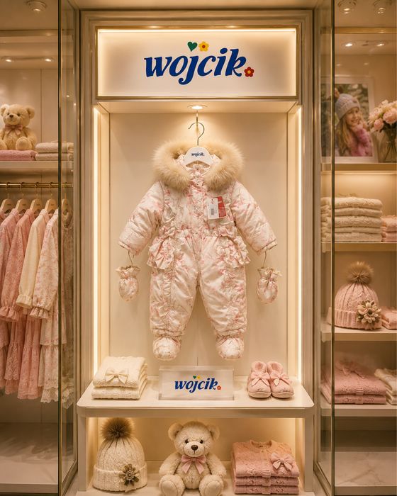 Новый. Красивый, зимний комбинезон. Польша Wojcik Изософт. 80 размер