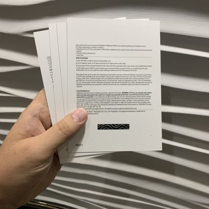 Ваучеры на плейстейшн 5 / Playstation 5 vaucherlar