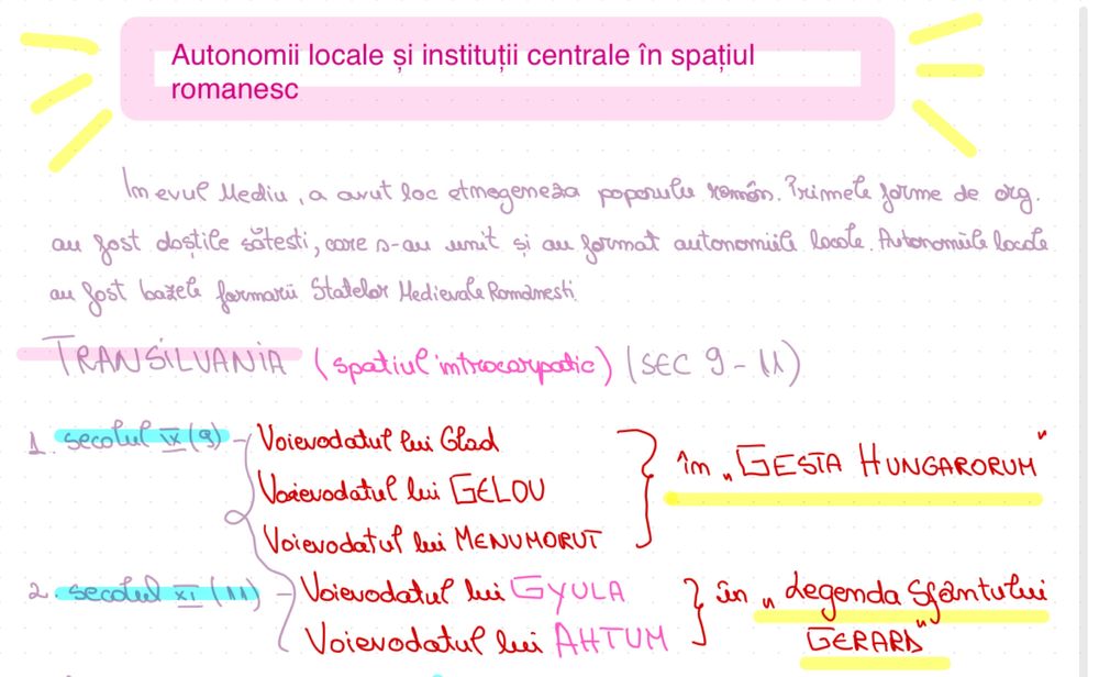 Meditatii la istorie pentru Bacalaureat