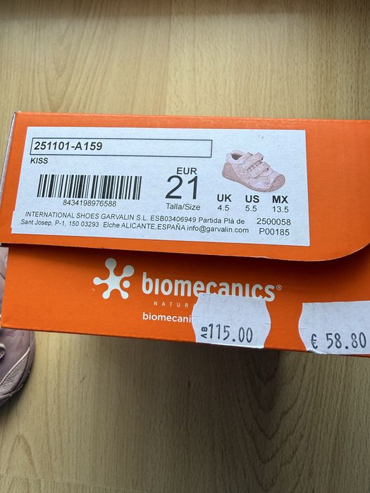 Бебешки обувки Biomecanics р-р 21