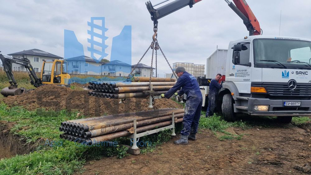 Foraje :Puțuri Apă,Foraje Geotermale,Micropiloți