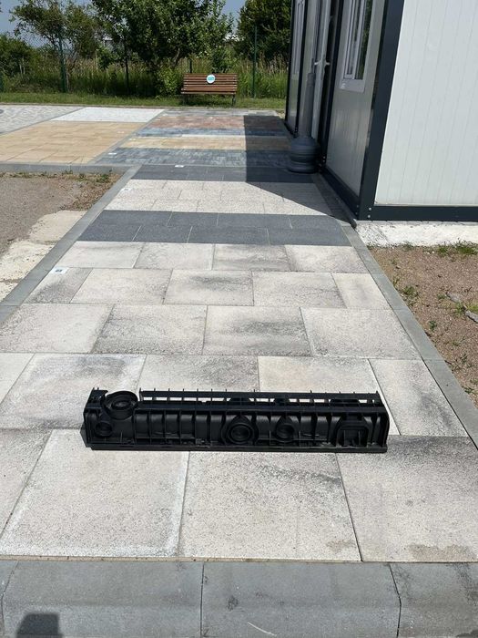 Линеен отводнител 100х100х1m с решетка PAGF, B125 - #Земелрок