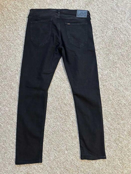 Blugi LEE, culoare indigo, marime 38cm talie  x 98 cm Lungime