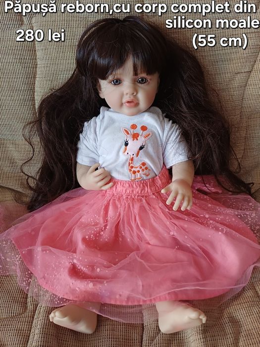 Păpuși,bebeluși reborn-silicon,vinil