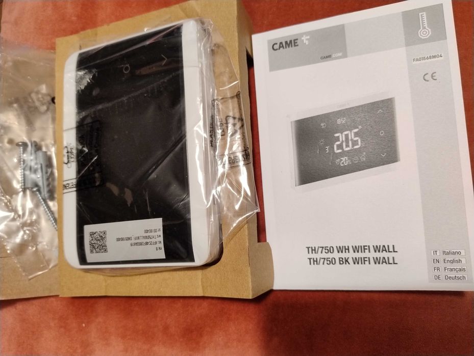 Wifi термостат CAME TH/750 WH WIFI WALL 845AA-0140 Amazon Alexa