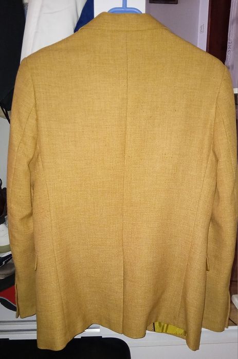 Sacou elegant bărbați culoare muștar / camel