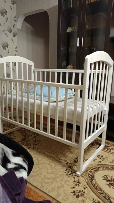 Детская кроватка 120х60 см + матрас