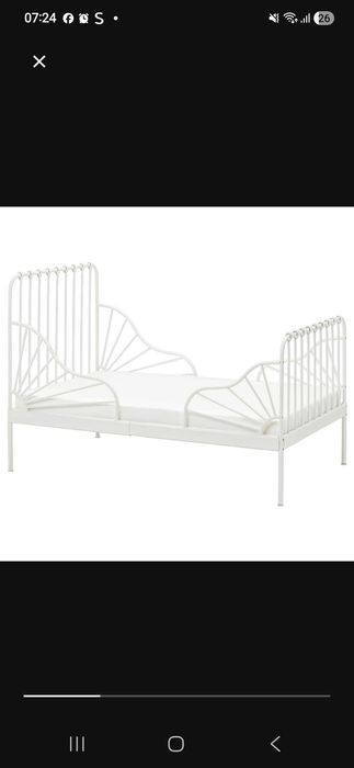 Pat Ikea extensibil+somiera+saltea