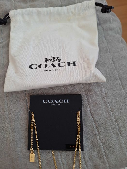 Колие Coach ново оригинално