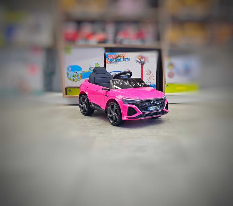 ТОП ЦЕНА!НОВО!Акумулаторен джип Audi SQ8 с 12V,EVA гуми,кожена седалка