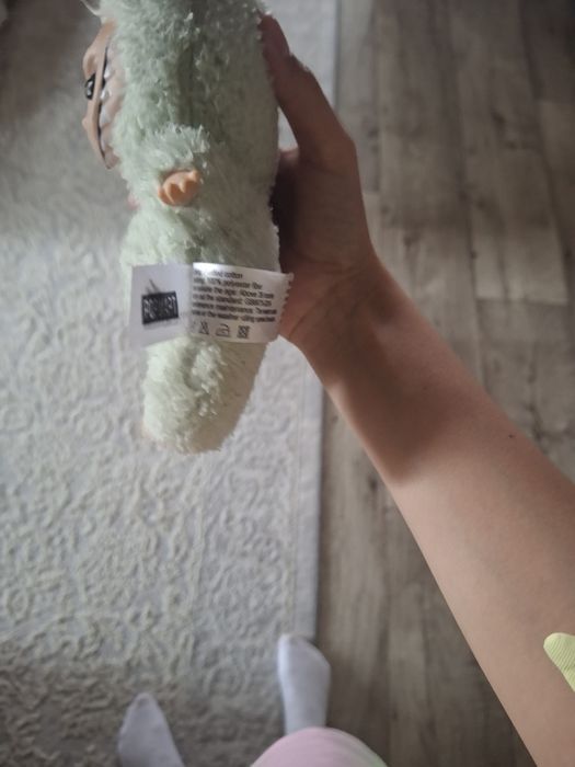 Лабубу зелёный милый оригинальный