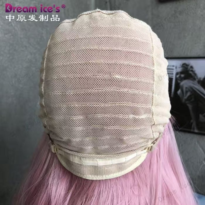 Парик розовый