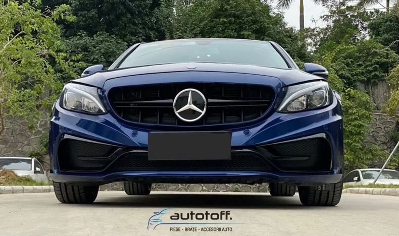 Bara Fata Mercedes C-Class W205 Limo Coupe Station Wagon Cabiolet (2014-2019) Fara Grila Centrala